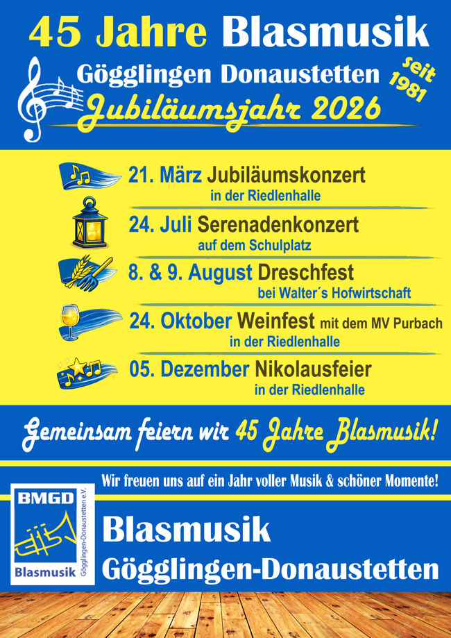 Flyer 45 Jahre